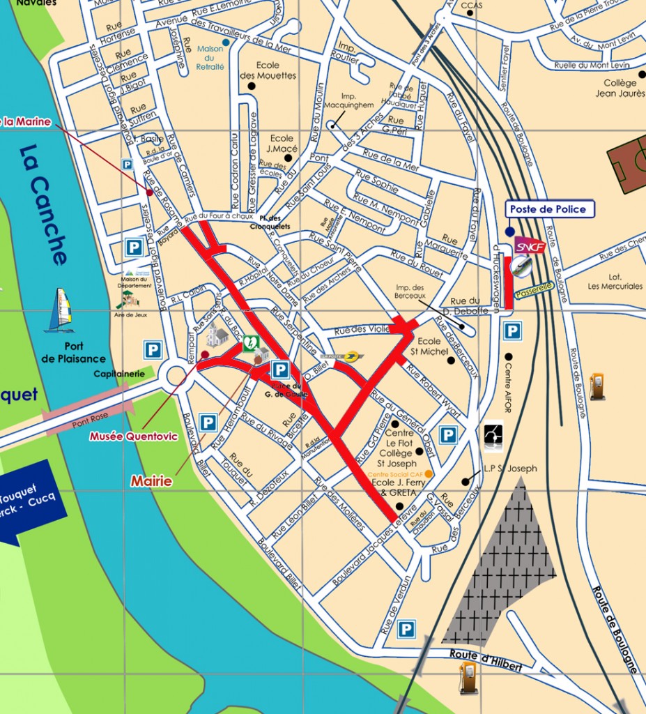 Stationnement en zone bleue | Ville d'Etaples sur mer