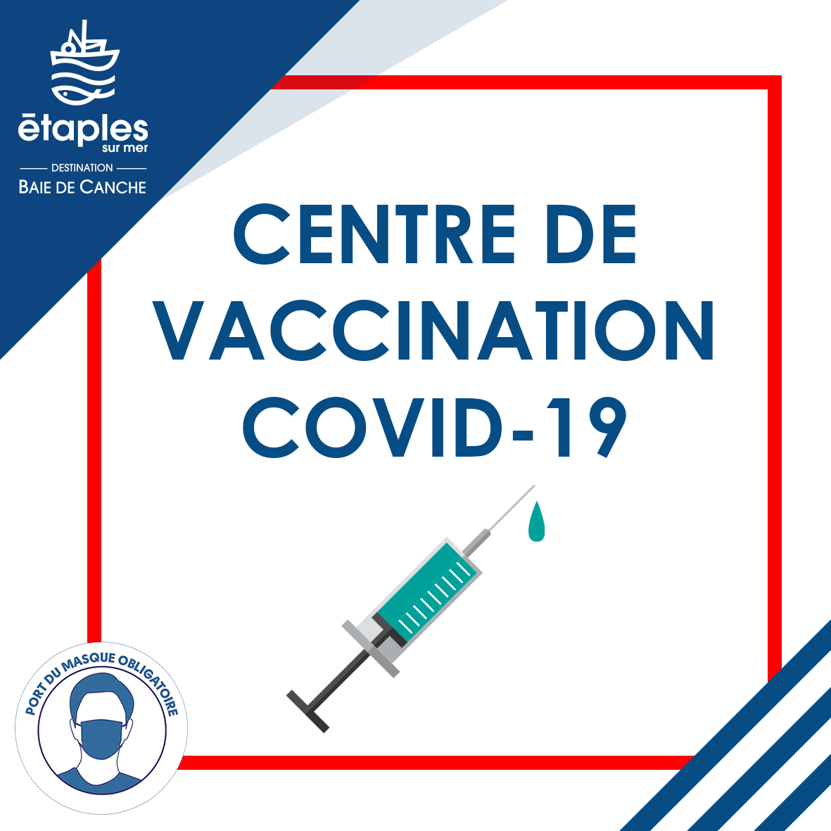 Ouverture du centre de vaccination pour cette semaine