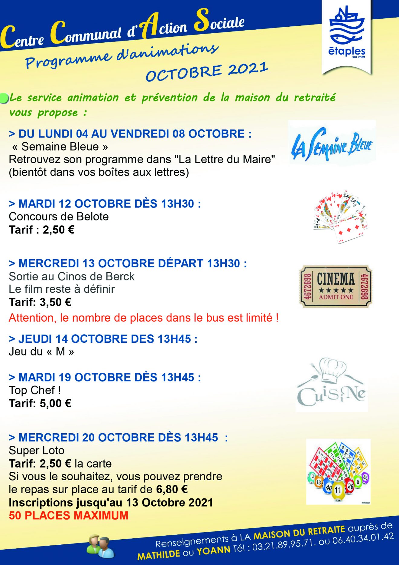PROGRAMME D'ANIMATIONS