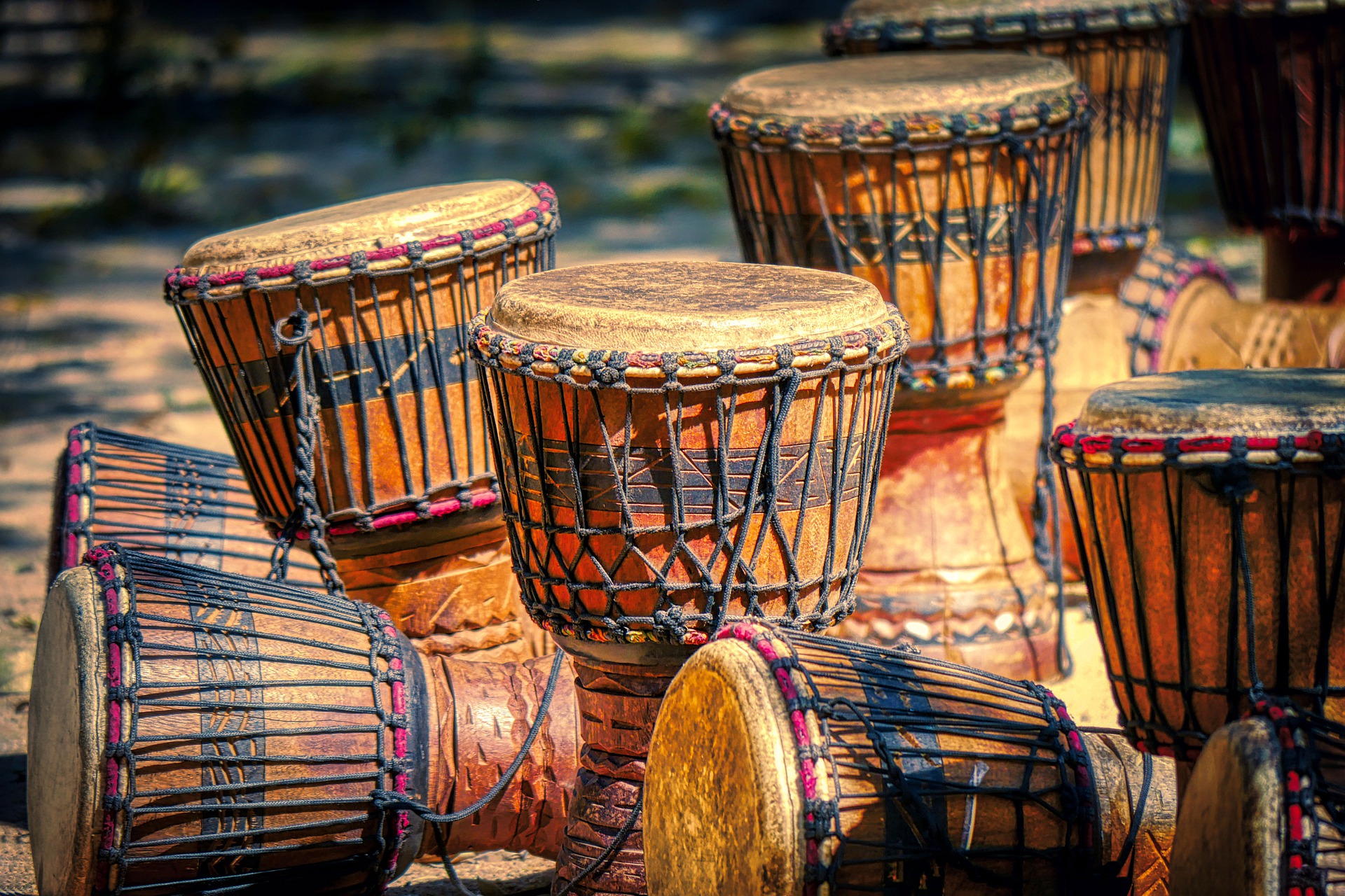 Eveil musical tambour à percussion