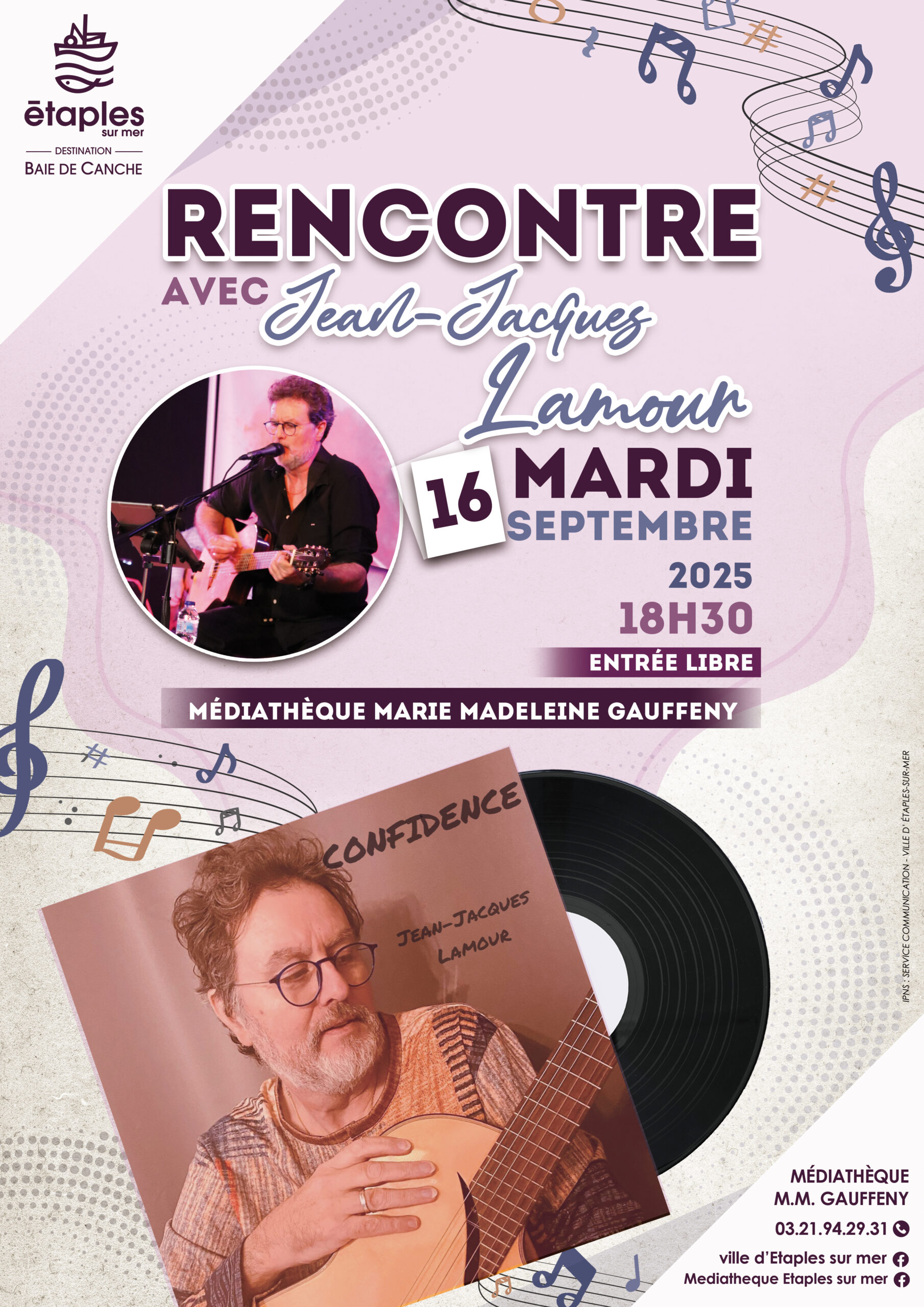 Affiche rencontre avec JJ Lamour web