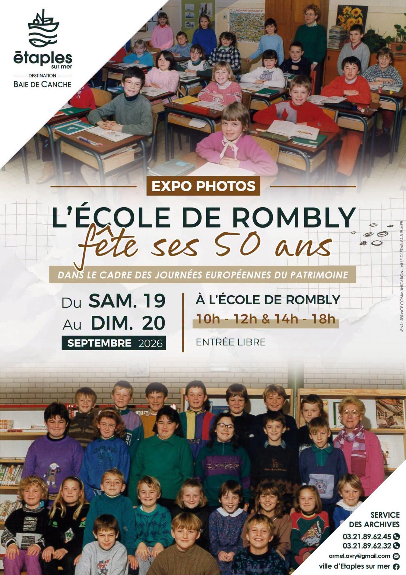 PROLONGATION DE L'EXPOSITION : L’ÉCOLE DE ROMBLY FÊTE SES 50 ANS !